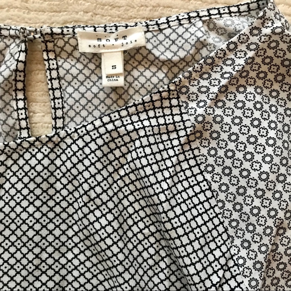 Soft Joie Patterned Blouse - image 2